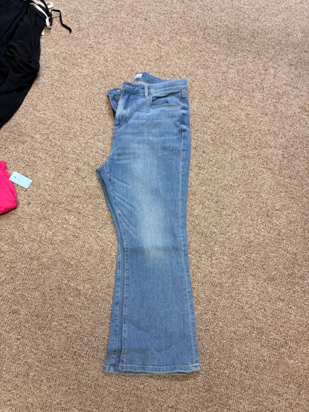 LOFT Light Blue Ankle Crop Jeans
